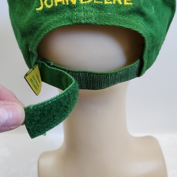John Deere Green White Pink Heart Tractor Baseball Hat Cap - Picture 13 of 16